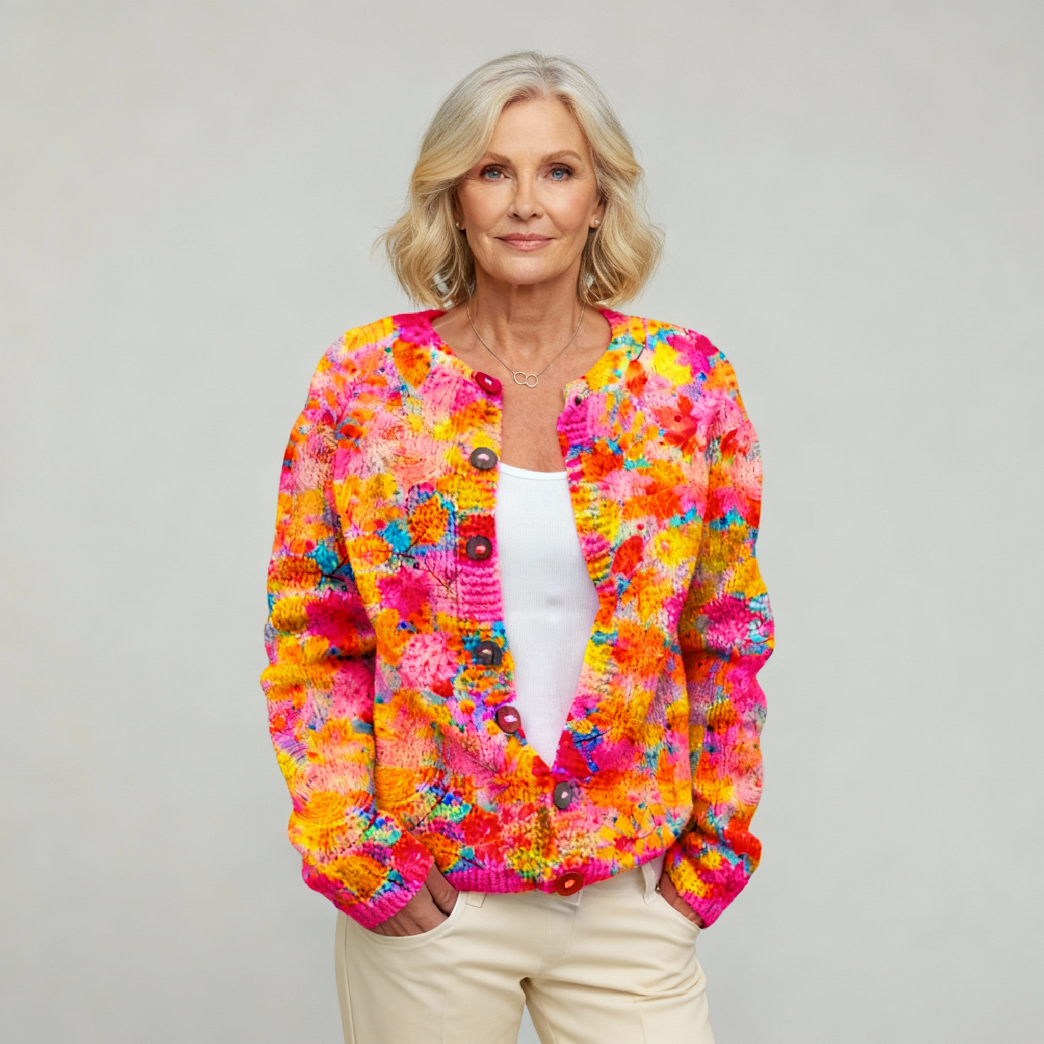 Paige™ Floral Print Cardigan