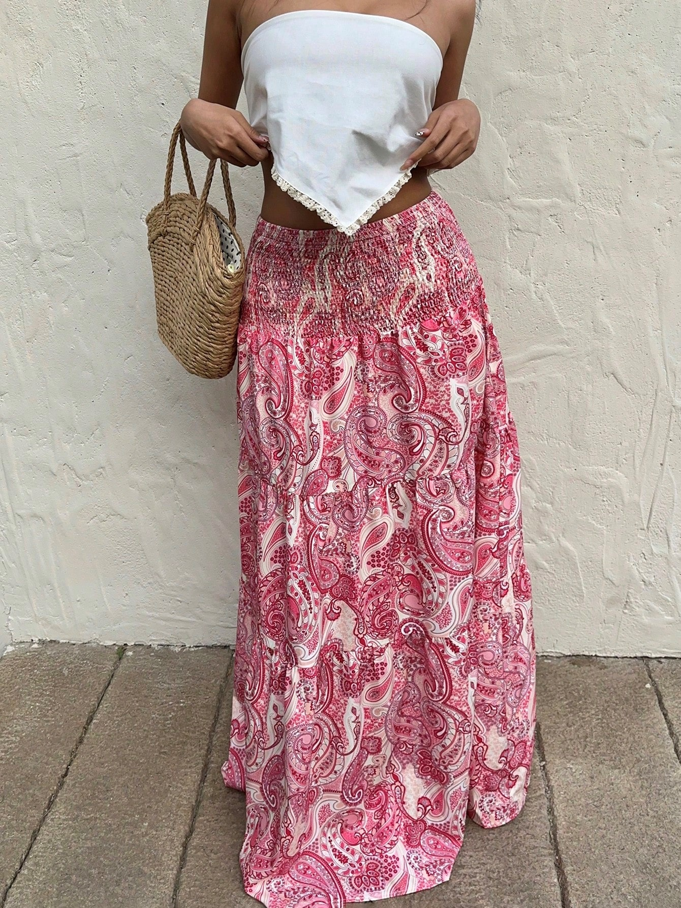 ERELA - Pink Paisley Maxi
