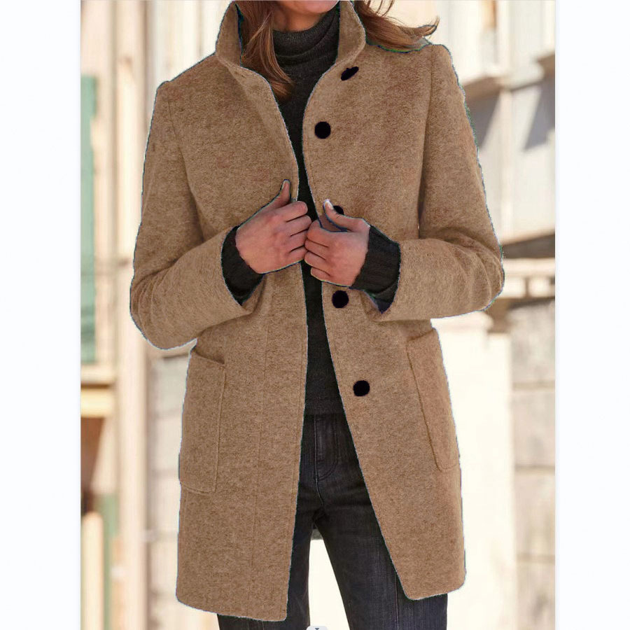 Verona | Ladies Coat with High Collar